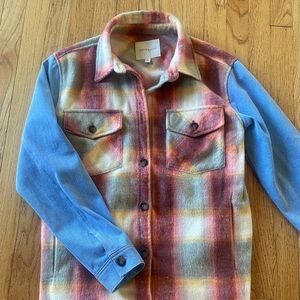 Thread & Supply • Plaid Denim Jacket